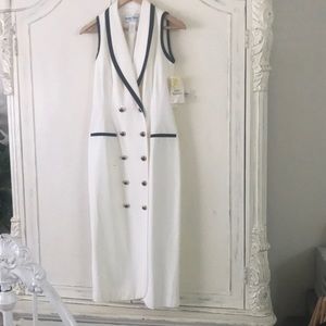 Rare Vintage Danny & Nicole White Dress